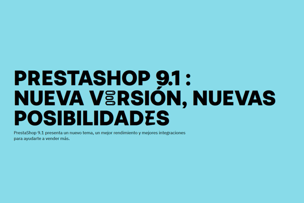nueva versión prestashop 9.1